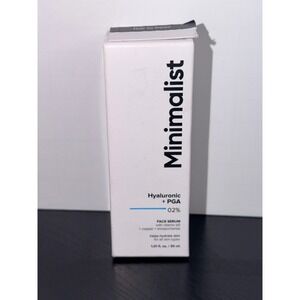 Minimalist Hyaluronic + PGA 02% Face Serum with Vitamin B5 30ml Hydrating Serum